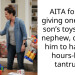 AITA for not giving one of my son’s toys to my nephew, causing him to have an hours-long tantrum?