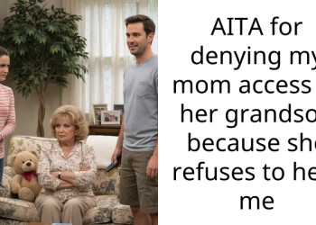 AITA for denying my mom access to her grandson because she refuses to help me