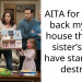 AITA for taking back my doll house that my sister’s kids have started to destroy