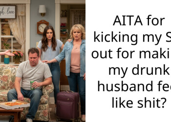 AITA for kicking my SIL out for making my drunk husband feel like shit?