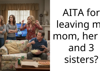 AITA for leaving my mom, her bf and 3 sisters?