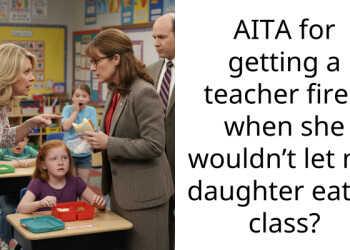 AITA for getting a teacher fired when she wouldn’t let my daughter eat in cla*s?