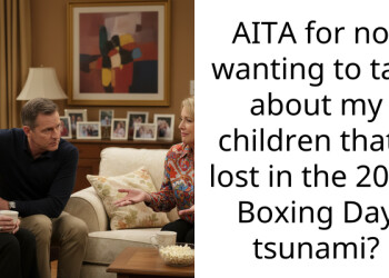AITA for not wanting to talk about my children that I lost in the 2004 Boxing Day tsunami?