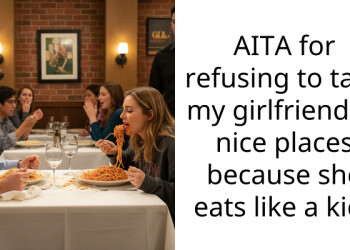 Redditor Refuses To Take His GF To A Fancy Restaurant Because She Eats Like A Child