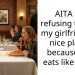 Redditor Refuses To Take His GF To A Fancy Restaurant Because She Eats Like A Child