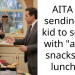 AITA for sending my kid to school with “adult” snacks and lunches?