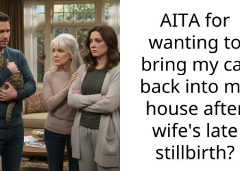 AITA for wanting to bring my cat back into my house after wife’s late stillbirth?