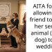 AITA for not allowing my friend to bring her service animal (guide dog) to my wedding?