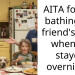 AITA for not bathing my friend’s child when he stayed overnight?