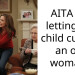 AITA for letting my child cuss at an old woman?