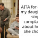 AITA for asking my daughter to stop complaining about her life. She chose it.