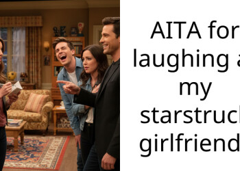 AITA for laughing at my starstruck girlfriend?