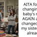 AITA for not changing my baby’s name AGAIN after I changed it for my sister once already?