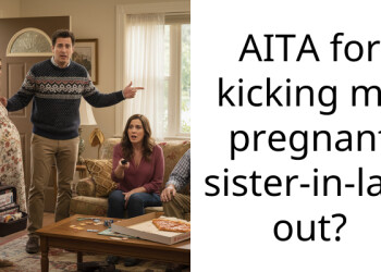 AITA for kicking my pregnant sister-in-law out?