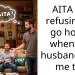 AITA for refusing to go home when my husband told me to?