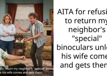 Woman Refuses To Return P*eping Tom’s Binoculars That He Accidentally Dropped On Her Yard While Stalking Her—Unless His Wife Retrieves It