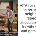Woman Refuses To Return P*eping Tom’s Binoculars That He Accidentally Dropped On Her Yard While Stalking Her—Unless His Wife Retrieves It