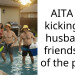 AITA for kicking my husband’s friends out of the pool?.