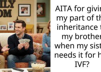 AITA for giving my part of the inheritance to my brother when my sister needs it for her IVF?