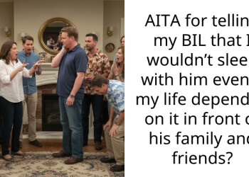 AITA for telling my BIL that I wouldn’t sleep with him even if my life depended on it in front of his family and friends?