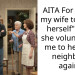 AITA For telling my wife to “Do it herself” after she volunteered me to help my neighbors again?