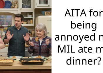 AITA for being annoyed my MIL ate my dinner?