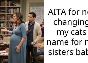 Sister Demands I Rename My 11-Year-Old Cat Because It Ruined Her Future Baby Name