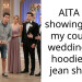 AITA for showing up at my cousin’s wedding in a hoodie and jean shorts?