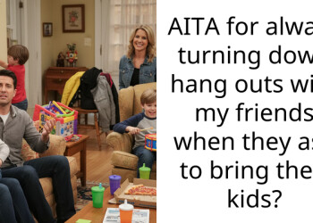 Child-Free Woman Abruptly Leaves Wine Night With Her Friends After One Brought Their Child To The Party Without Notice