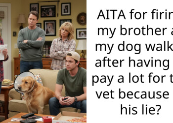 Redditor Fires Brother From Dog-Walking Duties Following Costly Vet Visits Stemming From A Needless Lie