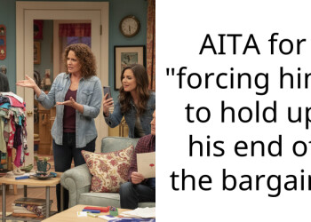 AITA for “forcing him” to hold up his end of the bargain?