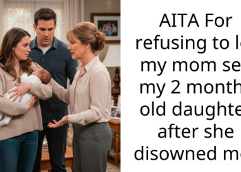 AITA For refusing to let my mom see my 2 months old daughter after she disowned me?