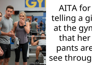 AITA for telling a girl at the gym that her pants are see through?