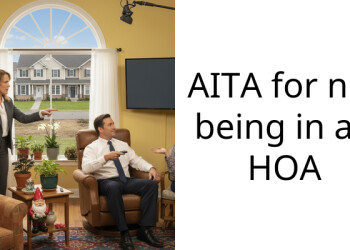 AITA for not being in an HOA
