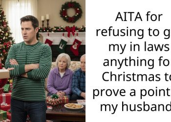 AITA for refusing to get my in laws anything for Christmas to prove a point to my husband?