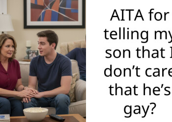 My son stormed out because I didn’t make a big deal out of him coming out