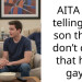 My son stormed out because I didn’t make a big deal out of him coming out