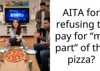 AITA for refusing to pay for “my part” of the pizza?