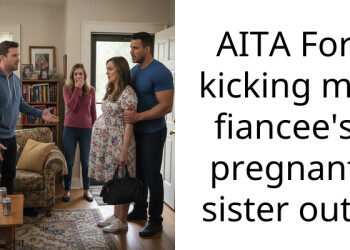 AITA For kicking my fiancee’s pregnant sister out?