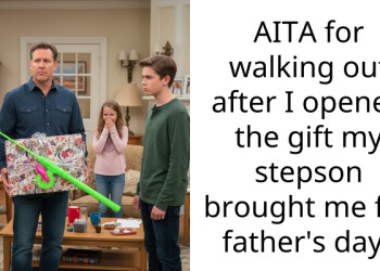 AITA for walking out after I opened the gift my stepson brought me for father’s day?