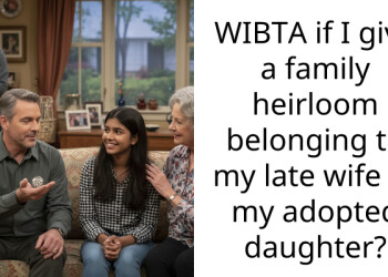WIBTA if I give a family heirloom belonging to my late wife to my adopted daughter?