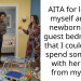 I Locked Myself In The Guest Room With Our Newborn To Force Bonding Time