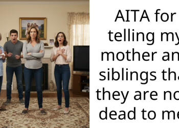 AITA for telling my mother and siblings that they are now dead to me?