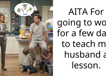AITA For going to work for a few days to teach my husband a lesson.