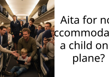 Aita for not accommodating a child on a plane?