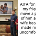 My friend is kicking us out because my wife refused to look at his wedding photo