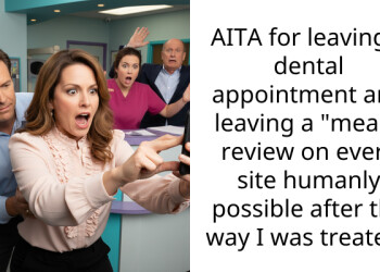 AITA for leaving a dental appointment and leaving a “mean” review on every site humanly possible after the way I was treated?