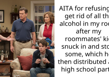 Roommate Demands I Toss My Alcohol Because Her Teenage Son Stole It From My Room