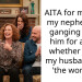 AITA for mocking my nephew and ganging up on him for asking whether me or my husband was ‘the woman’?