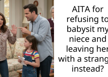 AITA for refusing to babysit my niece and leaving her with a stranger instead?